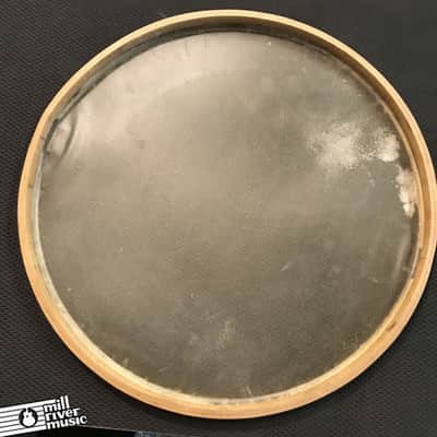 Vintage 14" Unbranded Calfskin Drum Head 30's-40's imagen 2