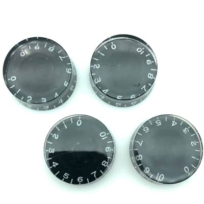 Les Paul Style Speed Knobs Set - Black image 2