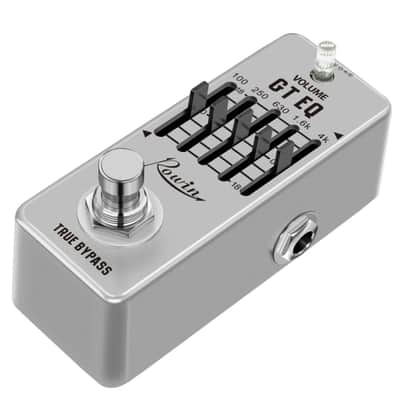 Rowin Guitar Equalizer Pedal 5-band Graphic EQ Frequency Compensator ±18dB Range LEF-317A, FREE PICKS + HOLDER+ FREE SHIP USA image 7