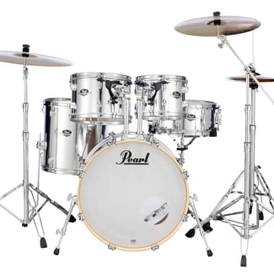 Pearl Export Series 22 x 18 Bass Drum w/BB-70, Mirror Chrome (EXX2218B/C49) image 3