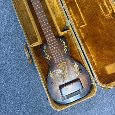 Oahu publishing company Lap steel guitar electric. 1930’s - Wood