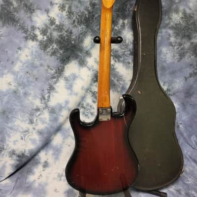 Vintage 1968 Decca DMI 199 Teisco Kawai Guyatone Redburst Single