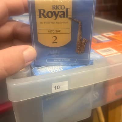 Rico 10 Alto Sax Reeds #2 2025 - Wood image 2