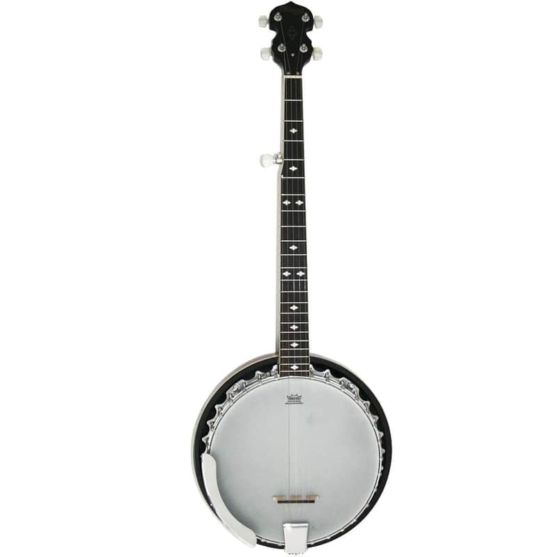 Stagg Deluxe 5 String Bluegrass Banjo W/Resonator & 30 Bracket Hooks #BJM30DL image 1