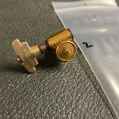 1960’s Gold Grover Imperial Tuning Key Machine. Treble Side image 1