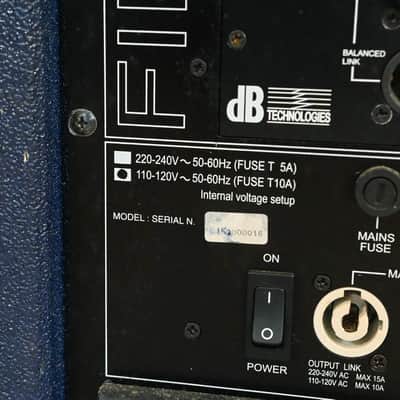dB Technologies FL15 Fifty Line 15" Active Mid-Bass PA Speaker CG01THS image 8