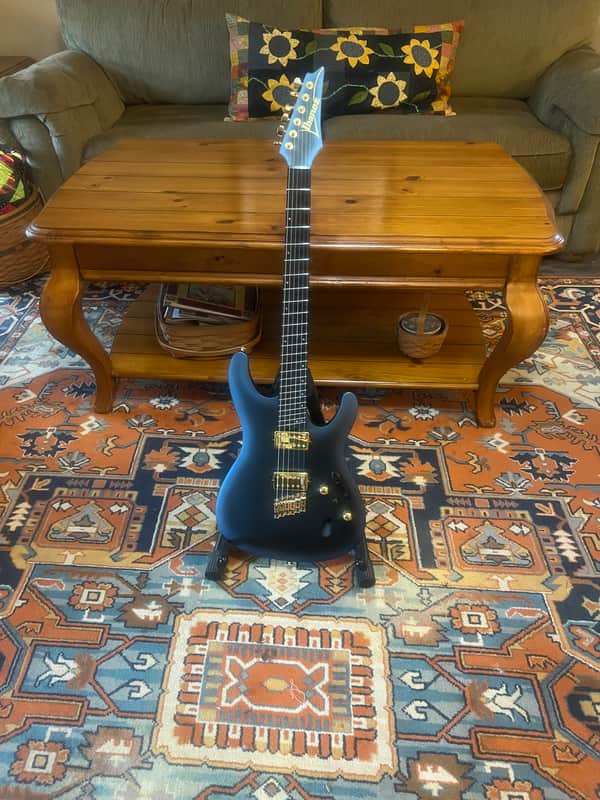 Ibanez Axe Design Lab SML721 Electric Guitar 2025 - Midnight Arctic Ocean Matte image 1