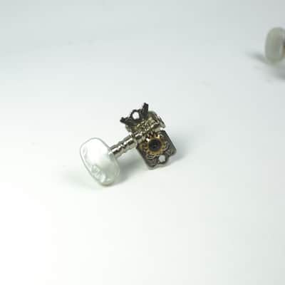 3L/3R Classic Acoustic Guitar Tuning Keys Tuners Head Pegs ,Nickel /Pearloid image 5