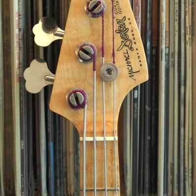 Michael Dolan Custom Precision Bass Natural Quilted Maple Top 34" Scale Beautiful! Video image 9