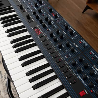 Sequential OB-6 49-Key 6-Voice Polyphonic Synthesizer 2018 - Present - Black with Wood Sides image 3
