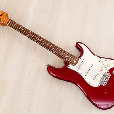 1987 Fender American Vintage '62 Stratocaster Candy Apple Red, 100% Original w/ Case, Corona image 12