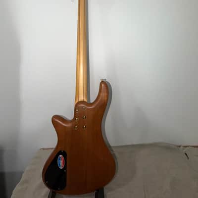 Schecter Stiletto Custom-4 Active 4-String Bass 2010s - Natural Satin image 4