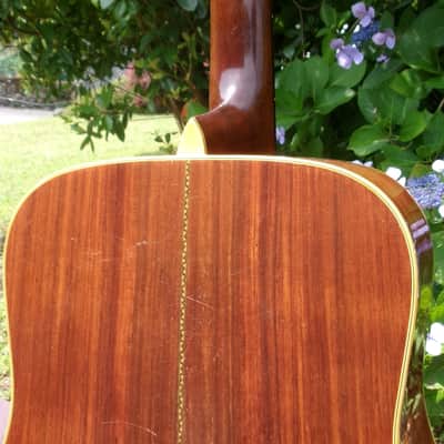 1973 Hand Made K Yairi YW400 Acoustic Guitar, very early model+Hard Case image 8