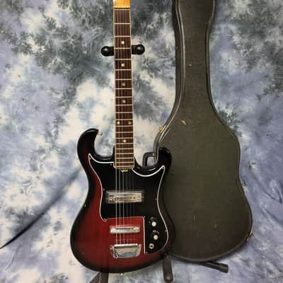 Vintage 1968 Decca DMI 199 Teisco Kawai Guyatone Redburst Single