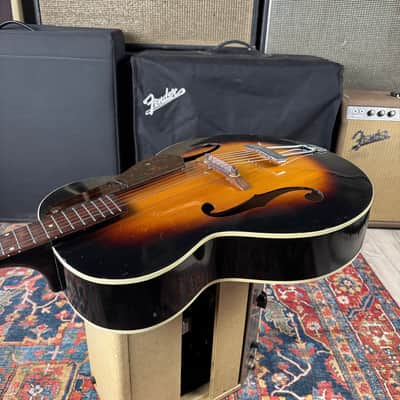 *Video* Gretsch New Yorker Archtop Acoustic Brazilian Fretboard - 1956 image 22