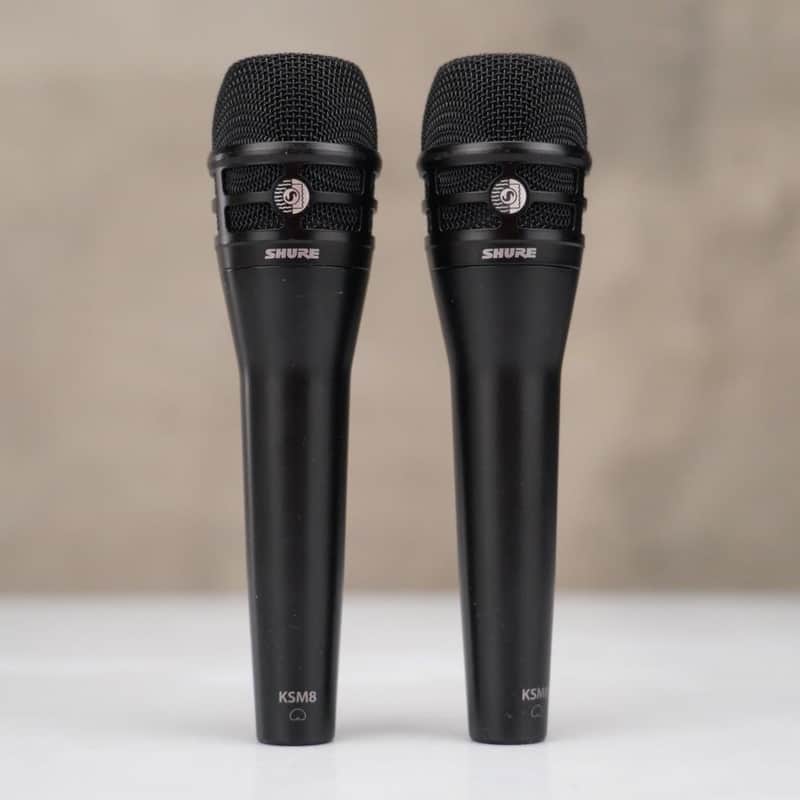 2 Shure KSM8 Dualdyne Dynamic Cardioid Microphones #59278 image 1