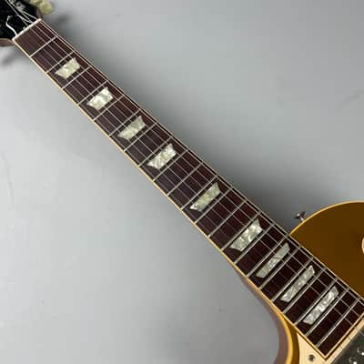 Lefty !!!Gibson Les Paul 57' Gold Top Reissue 1996 - Gold Top with Humbuckers, and OHSC and papers . Virtually unplayed! image 4