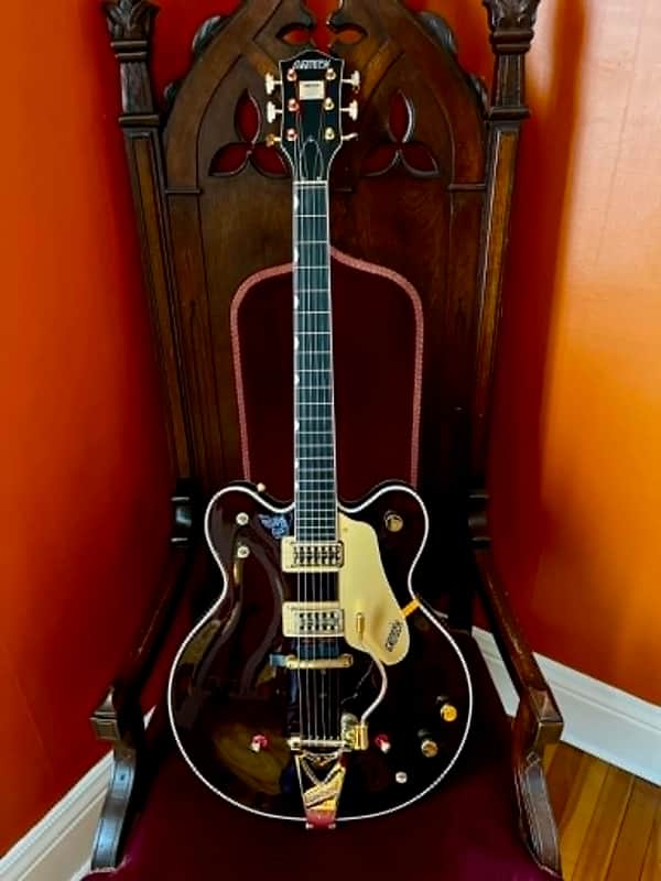 Gretsch G6122SP Country Classic II Custom Edition with TV Jones Pickups, Double Mute 2005 - Walnut Stain image 1