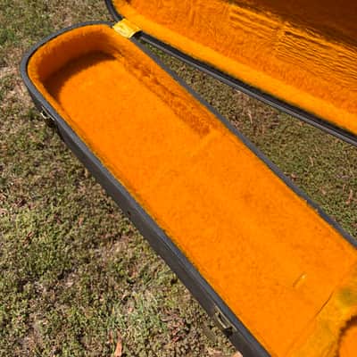 1960’s Gibson EB-2 Case - Black - Yellow Interior image 16