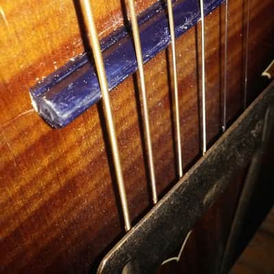 USA Lyra Slot Head Parlor art deco 1930's Striped Sunburst Inlaid Marquetry and case make an offer image 18