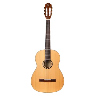 Ortega R131SN Family Series Pro Solid Cedar Top Mahogany Neck Nylon 6-String Classical Acoustic Guitar w/Gig Bag image 4