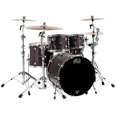 DW Performance Series 5-pieces Tobacco Stain (22-10-12-14-16) Drum Set -  New!