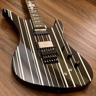 Schecter Synyster Gates Custom-S in Black with Silver Stripes image 1