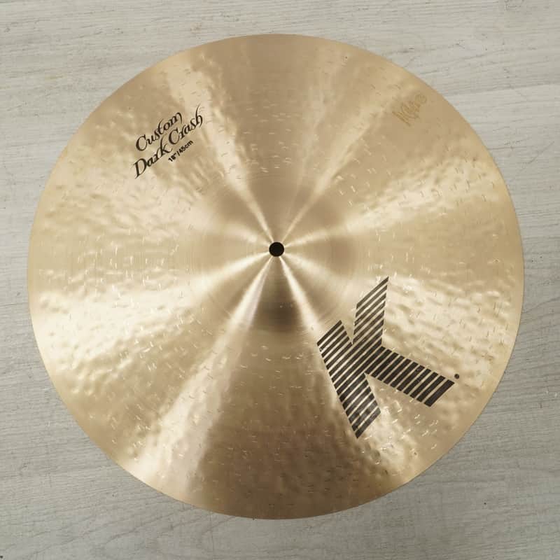 Used Zildjian K Custom Dark Crash Cymbal 18 - Inch image 1