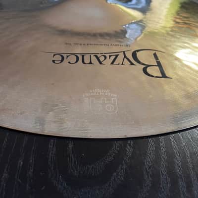 Meinl 14" Byzance Heavy Hammered Hi-Hat Cymbals (Pair) image 9