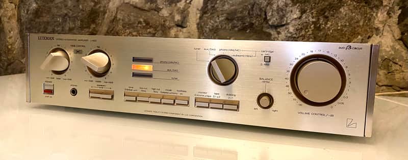 Vintage Champagne faced Luxman L-400 Stereo (55 WPC) Integrated
