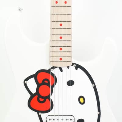 Squier Hello Kitty Stratocaster White image 4