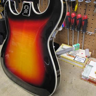 Baldwin Vibraslim Bass Circa 1966, 1967  - Sunburst, UK Built image 3
