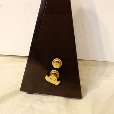 Fully Serviced Restored Antique Wood Bell Walnut Metronome de Maelzel Seth Thomas Clocks image 3