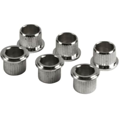 Kluson Replacement Tuner Bushings for Firebird® "Banjo" & Sealfast Series (6-Pack) - Fits Gibson®-Chrome - KFMTC - Chrome image 4