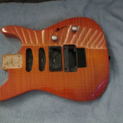 2008 Made in Japan Jackson DXMG Dinky Gun Metal Grey Guitar Body