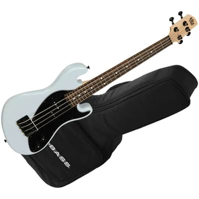 Solid Body U-Bass 4 cordes Light Blue + housse Kala image 1