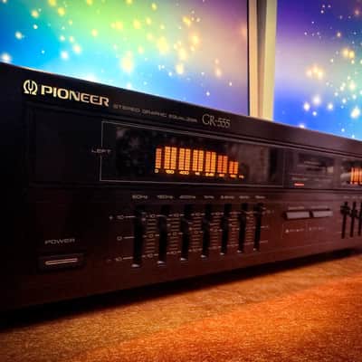 PIONEER GR-555 🌈RaRe🌈 Vintage Stereo Graphic Equalizer image 2