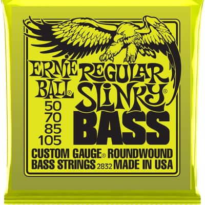 Ernie Ball 2832 Regular Slinky Nickel 4-String Bass Guitar Strings, 50-105 Long Scale image 2