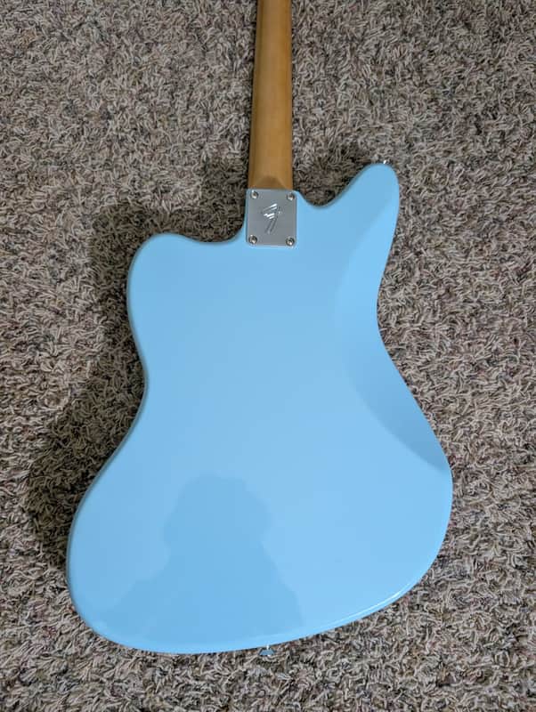Squier/Fender Classic Vibe 70s Daphne Blue Jaguar partscaster