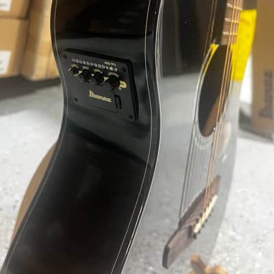 Ibanez AAM100EBK Advanced Acoustic Auditorium Acoustic-electric Guitar - Black image 3