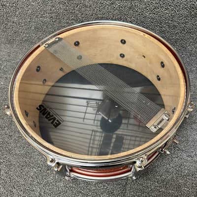 Mapex M 14x5.5" Snare Drum Orange Satin Lacquer Finish image 8