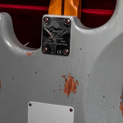 Fender CS 70th Anniversary 1954 Strat Relic 1-P QMN SFA Limited Fat 2025 - Super-Faded Aged Surf Green image 22