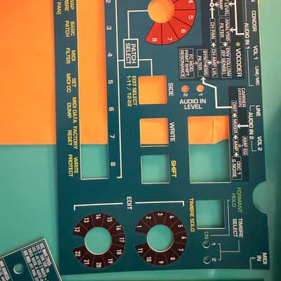 Oversynth Overlay for the MicroKORG - Teal Schema image 3