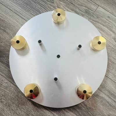 Transcriptors Saturn Turntable Platter 1968-1973 - Aluminum/Brass image 2