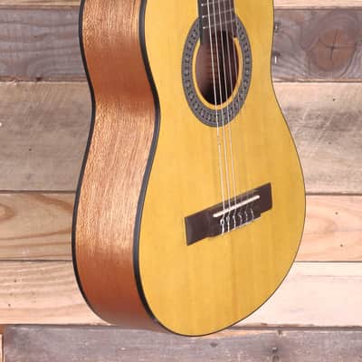 Ibanez GA1 1/2-Size Classical Acoustic Guitar Open Pore Amber image 2
