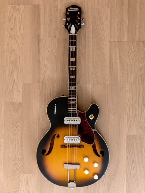1962 Harmony Meteor H70 Vintage Electric Guitar Sunburst w/ | Reverb