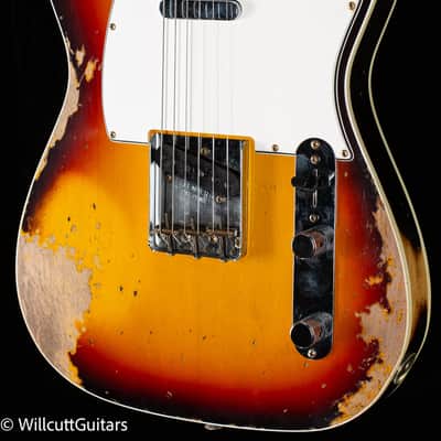 Fender Custom Shop 1960 Telecaster Custom Heavy Relic 3-Tone Sunburst (599) image 1