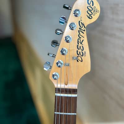 Deering 600-S Stratocaster Style 1990-1992 Cream image 3