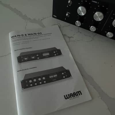 Warm Audio WA76-D2 Stereo FET Compressor 2024 - Present - Black image 4