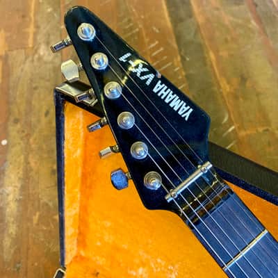 Yamaha VX-1 Flying V electric guitar c 1980's Midnight | Reverb